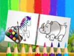 E-kniha Humorous Animals Coloring E